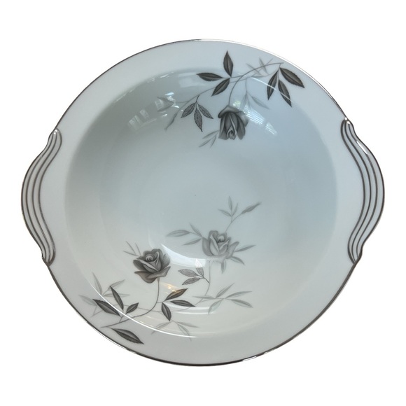 Noritake Fine China White Rosamor 5851 Oval Vegetable Serving Bowl 10.5” x 7.5” - Picture 1 of 4